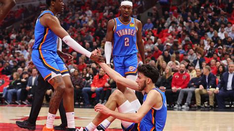 How THAT injury to Thunder star Chet Holmgren happened.